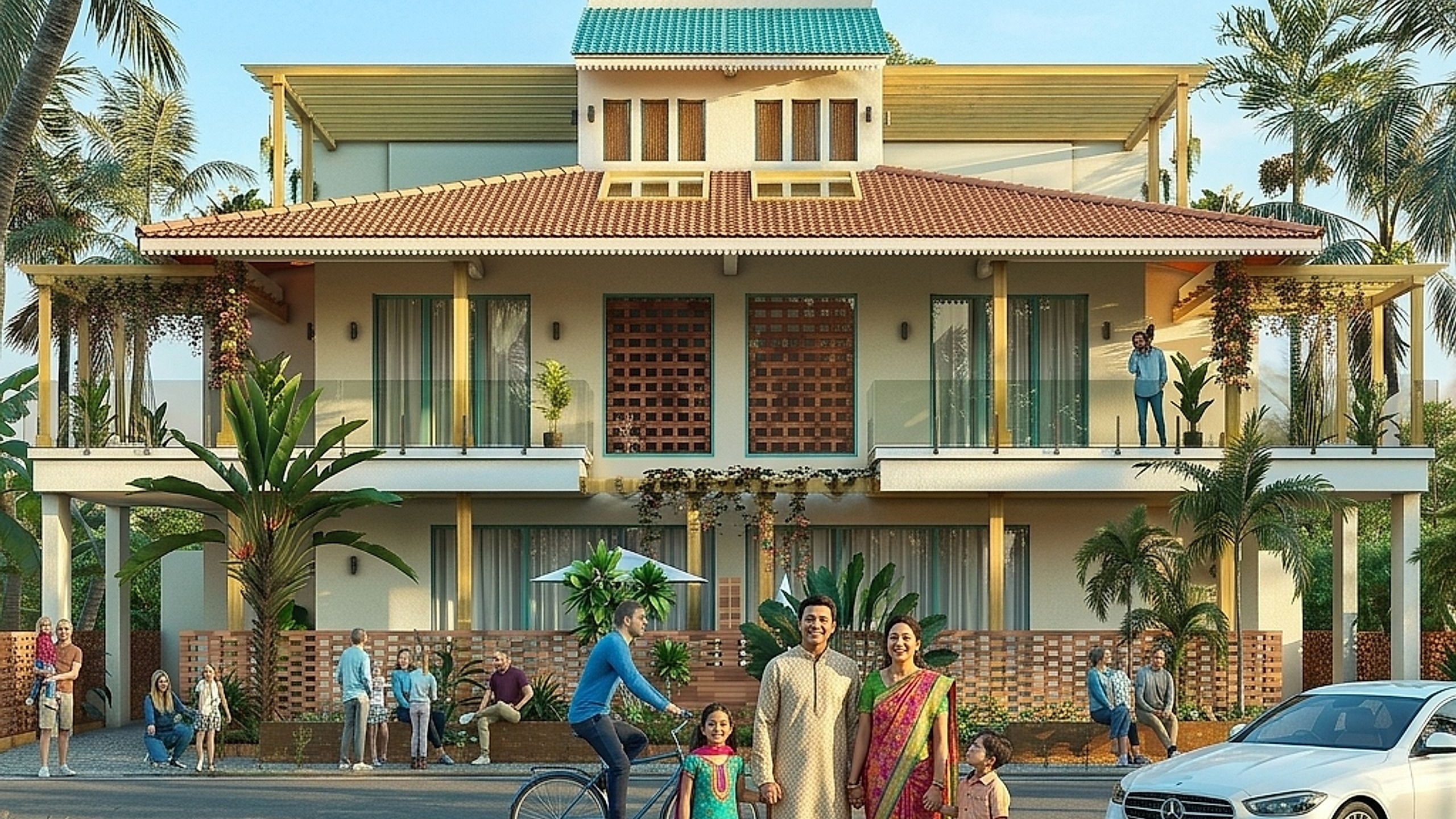 Cerulean luxury villas in Alibaug — I · The Arrival